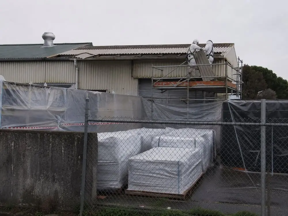 Commercial asbestos handling in Hamilton